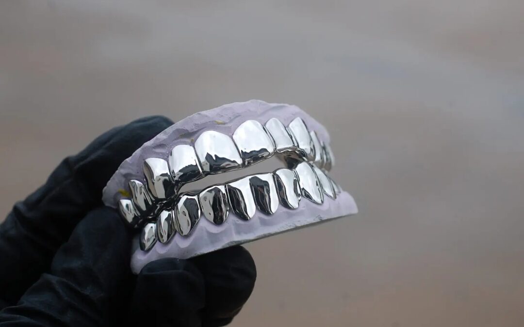 White Gold Grillz Houston