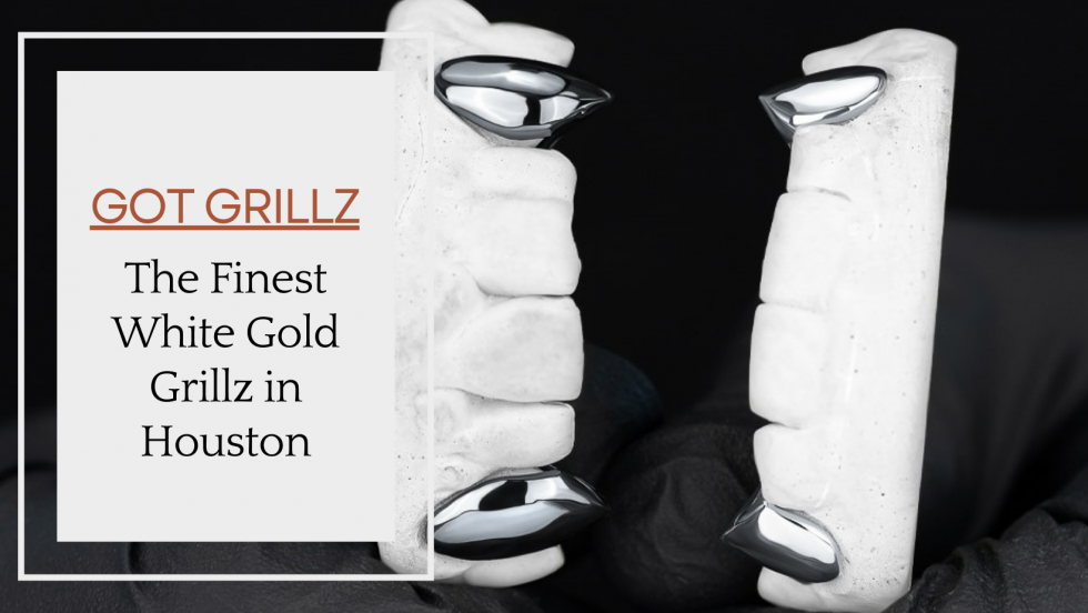 The Finest White Gold Grillz in Houston