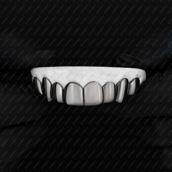 Black Rhodium Classic Solid Top Grillz