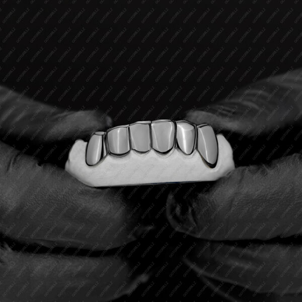 Black Rhodium Classic Solid Bottom Grillz