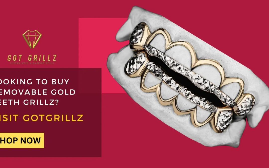 Removable Gold Teeth Grillz Houston - GotGrillz