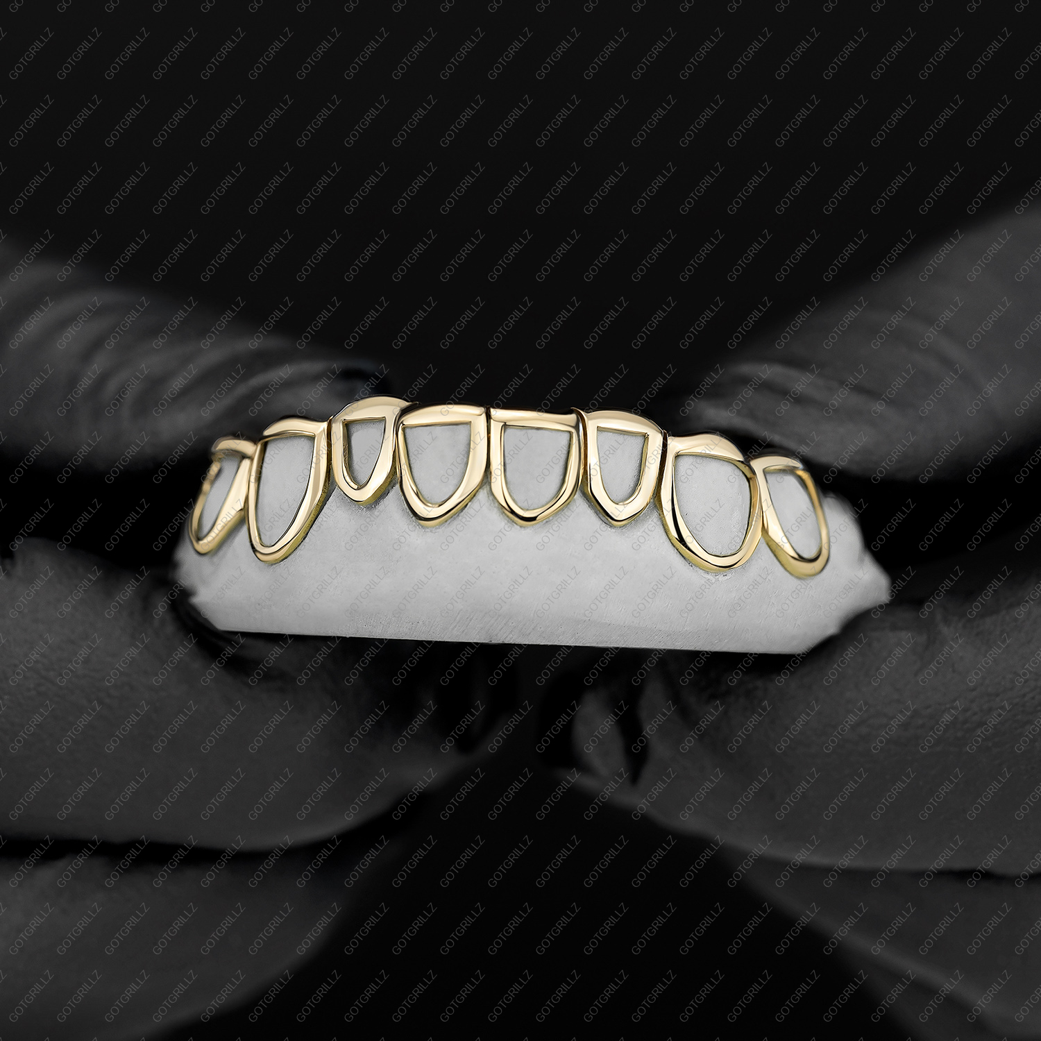 Yellow Gold Classic Solid Open Face Grillz - GotGrillz