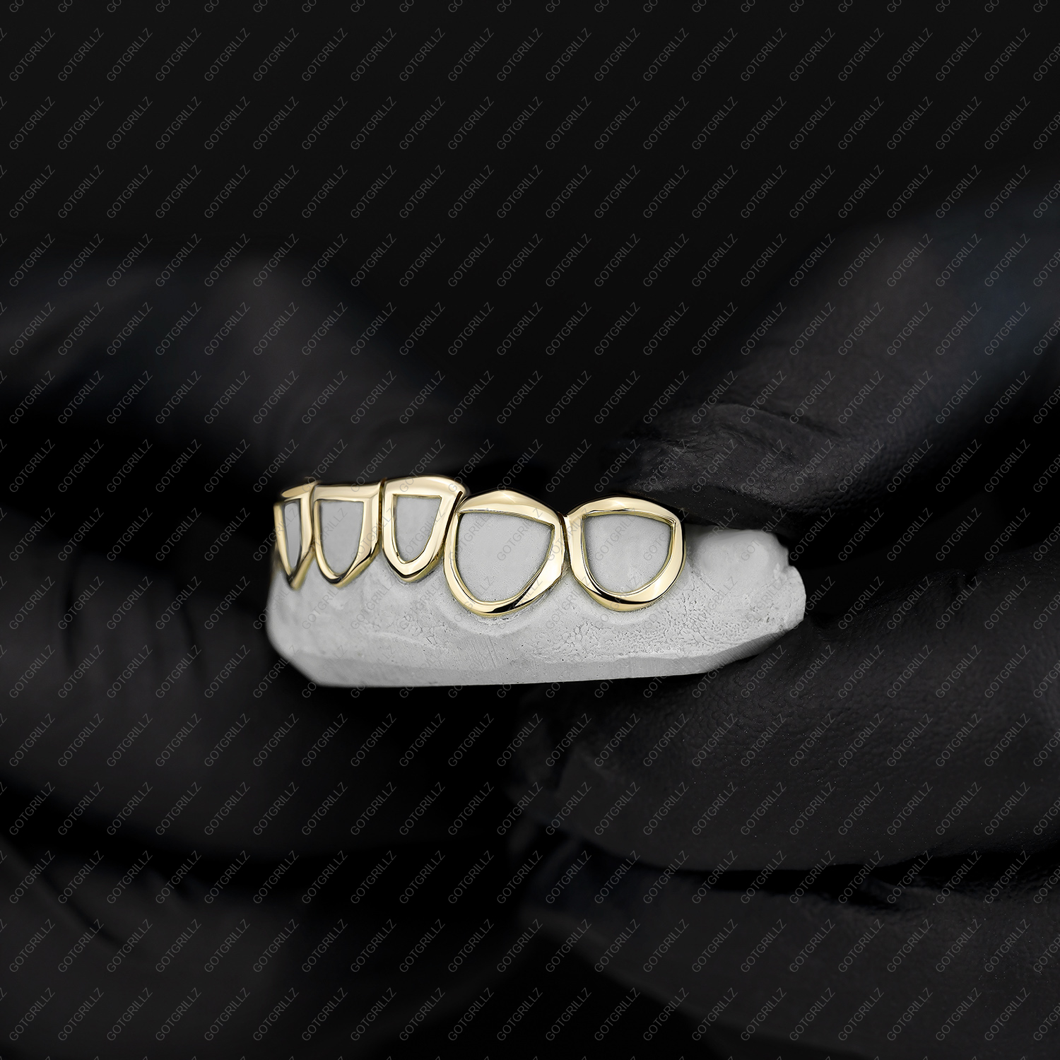 Yellow Gold Classic Solid Open Face Grillz - GotGrillz