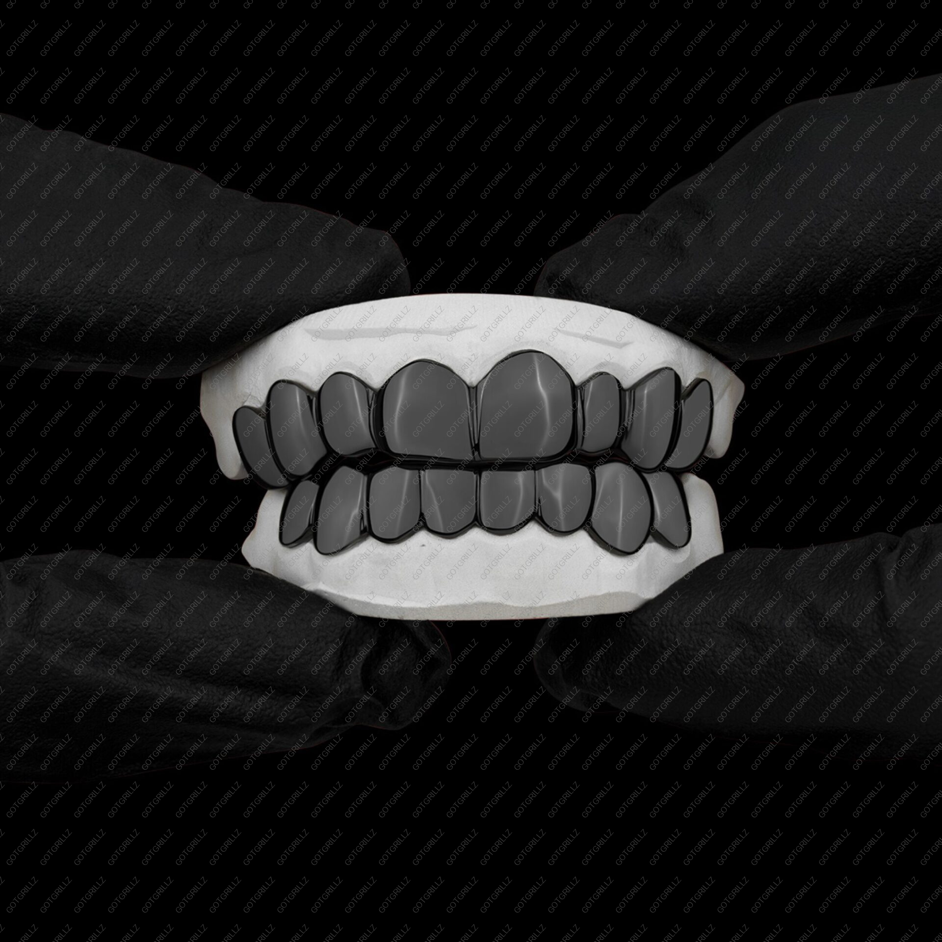 Black Rhodium Classic Solid Grillz