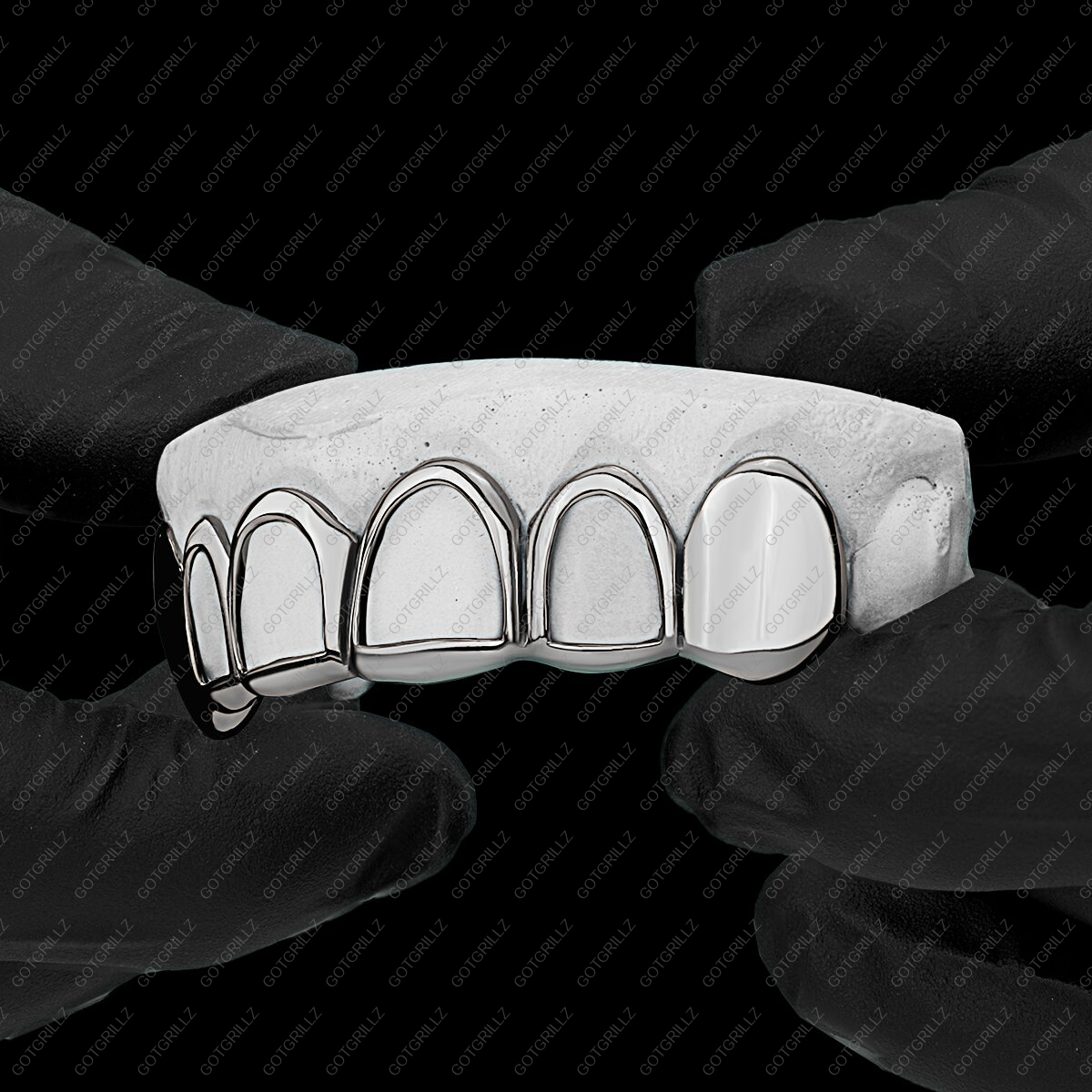 Yellow Gold Classic Open Face Solid K9 Gold Grillz