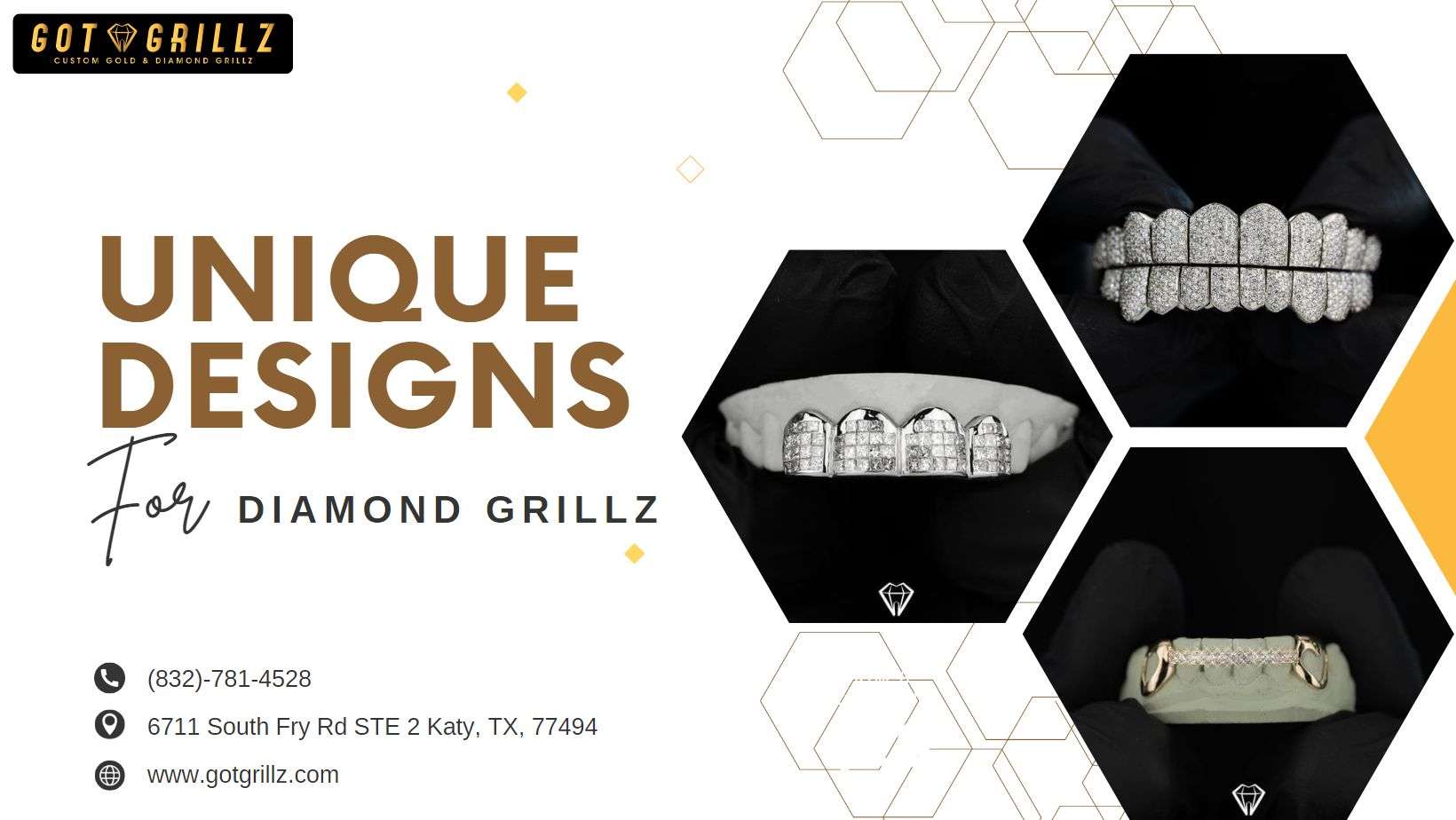 Diamond Teeth Grillz Unique Grillz for Men