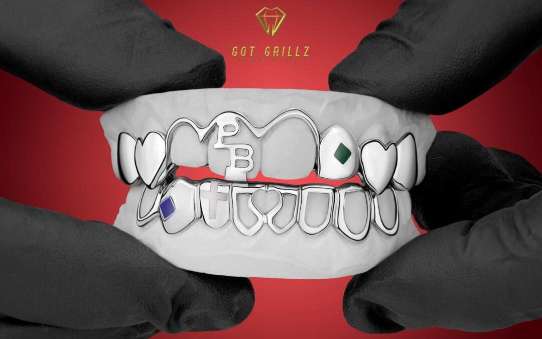 Silver Teeth Grillz for Men - GotGrillz