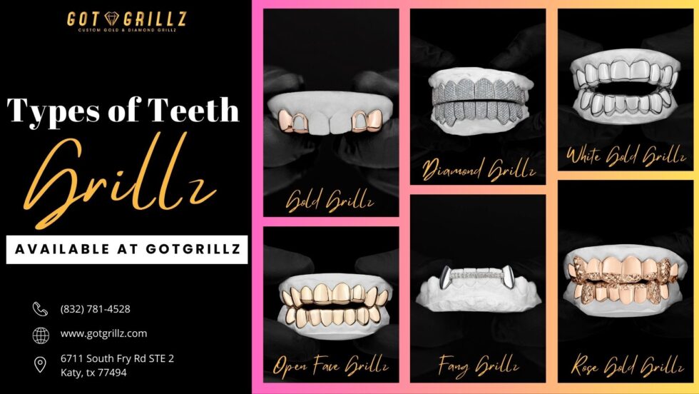 Types of Teeth Grillz Available at GotGrillz