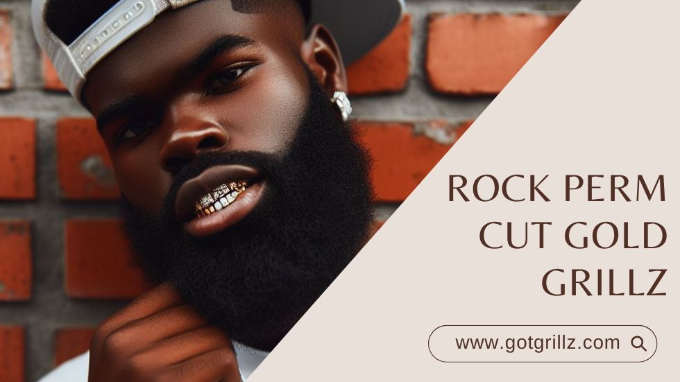 Rock Perm Cut Gold Grillz - GotGrillz