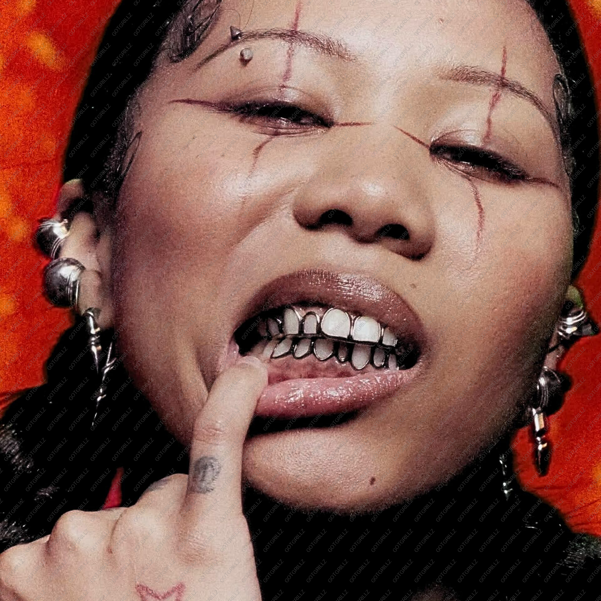 Black Gold Open Face Grillz