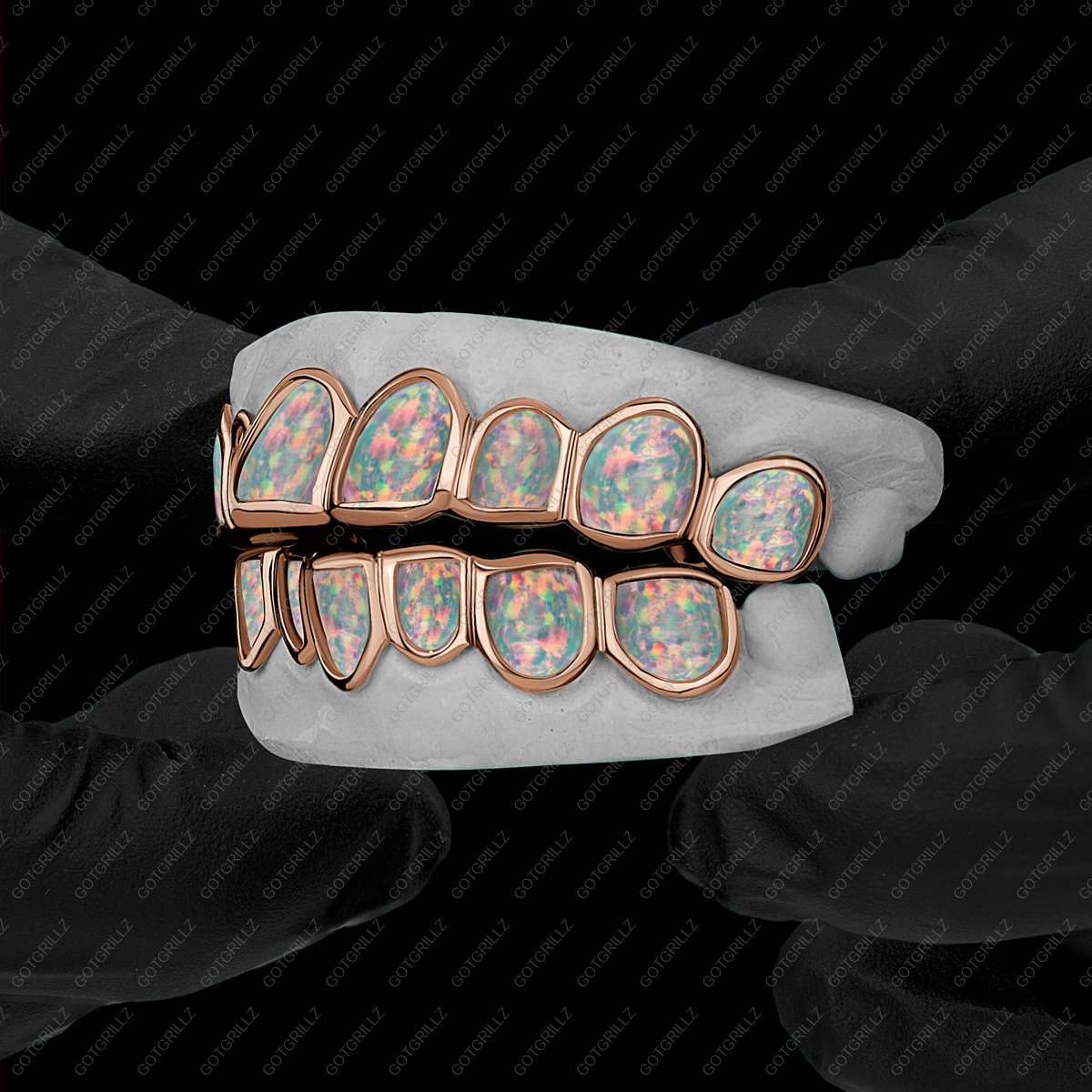 Opal Stone Custom Grillz - GotGrillz