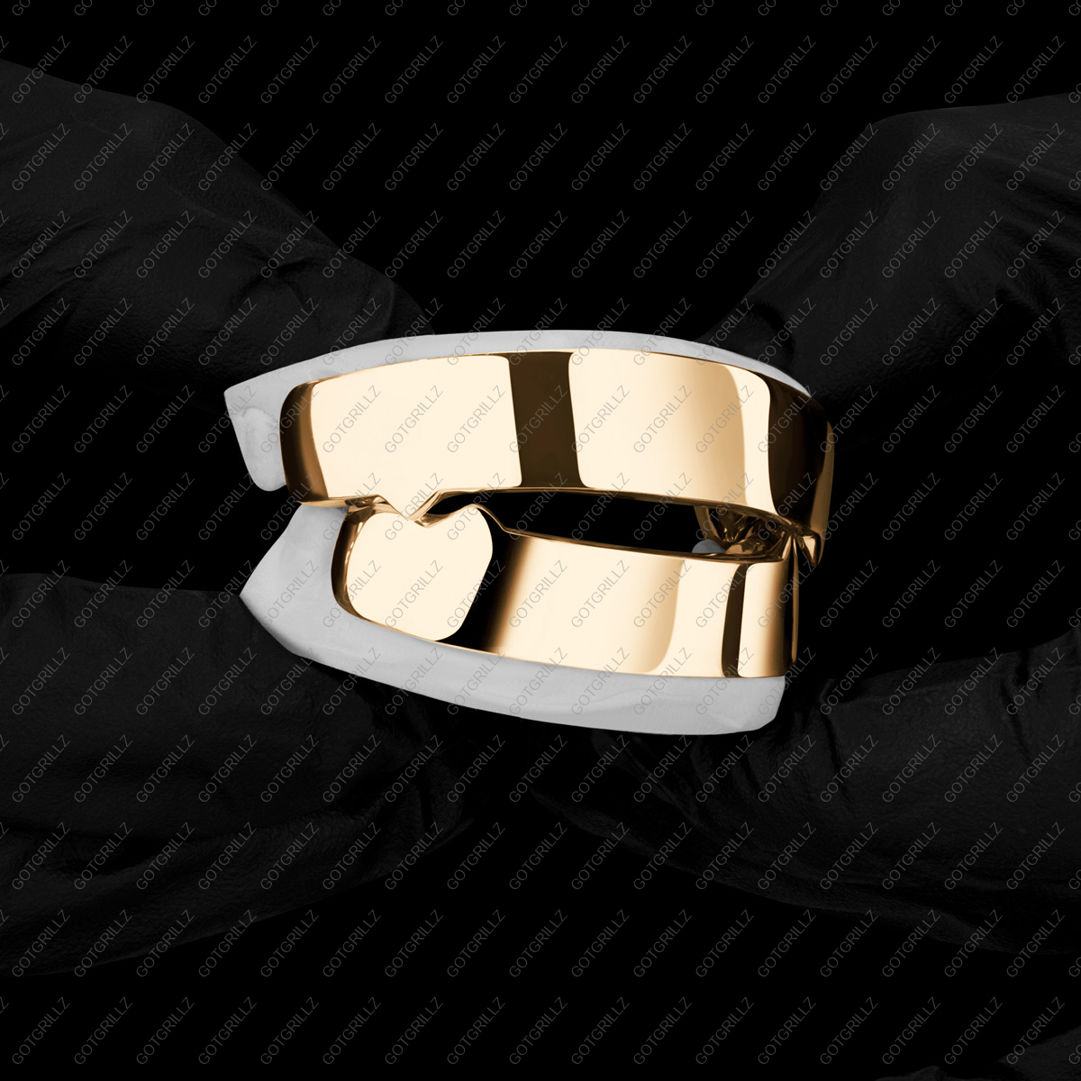 Yellow Kanye Custom Grillz - GotGrillz