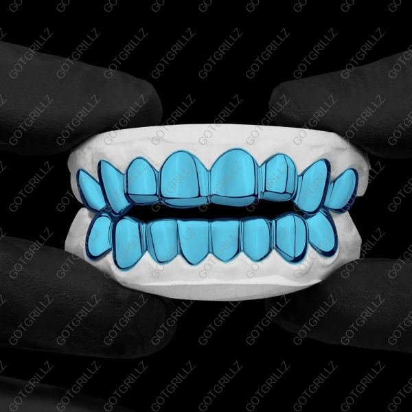 Turquoise Polished Solid Classic Grillz