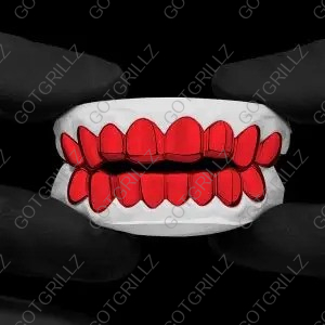 Red Polished Solid Classic Grillz - Got Grillz