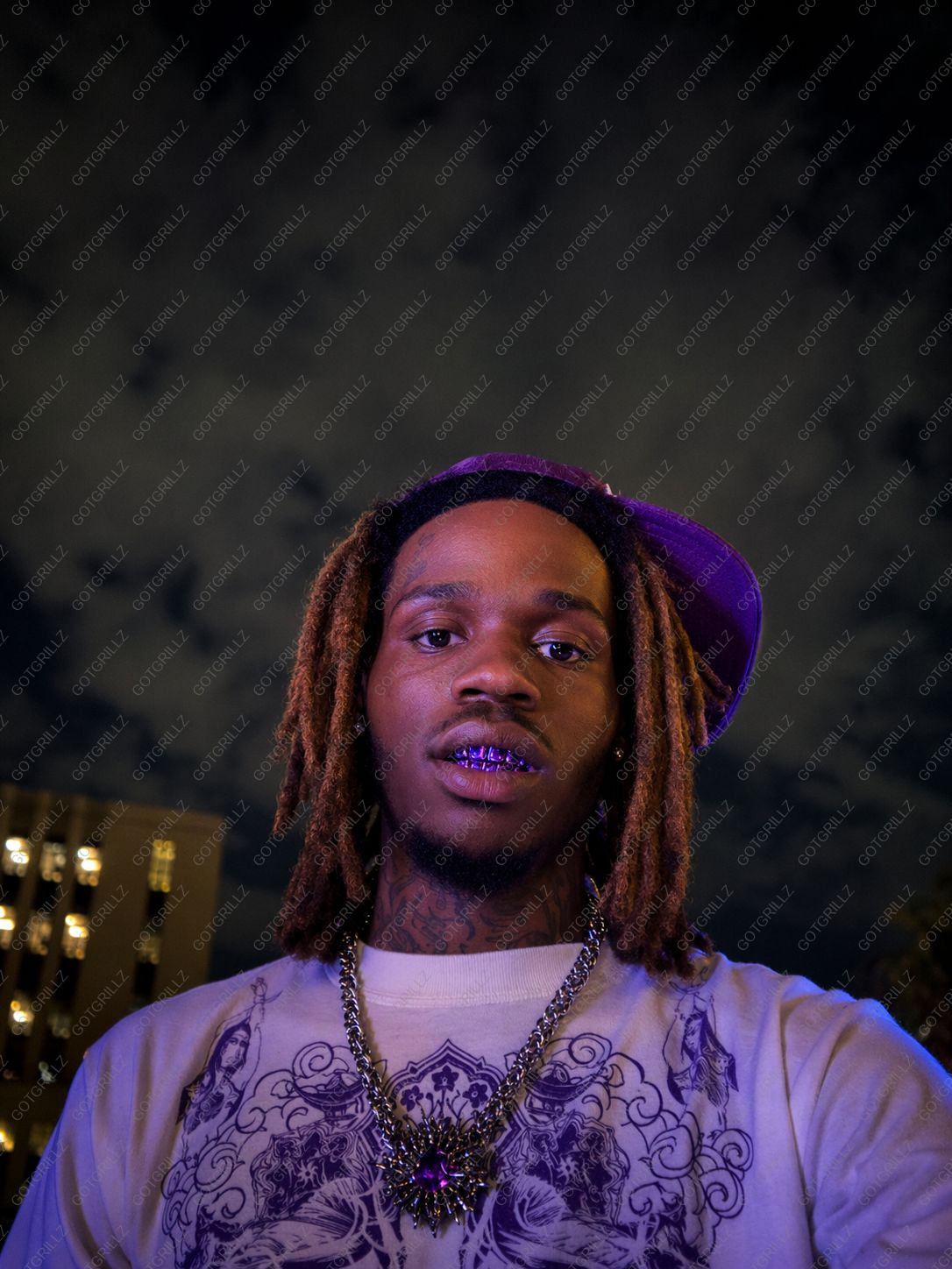 Purple Polished Solid Classic Grillz