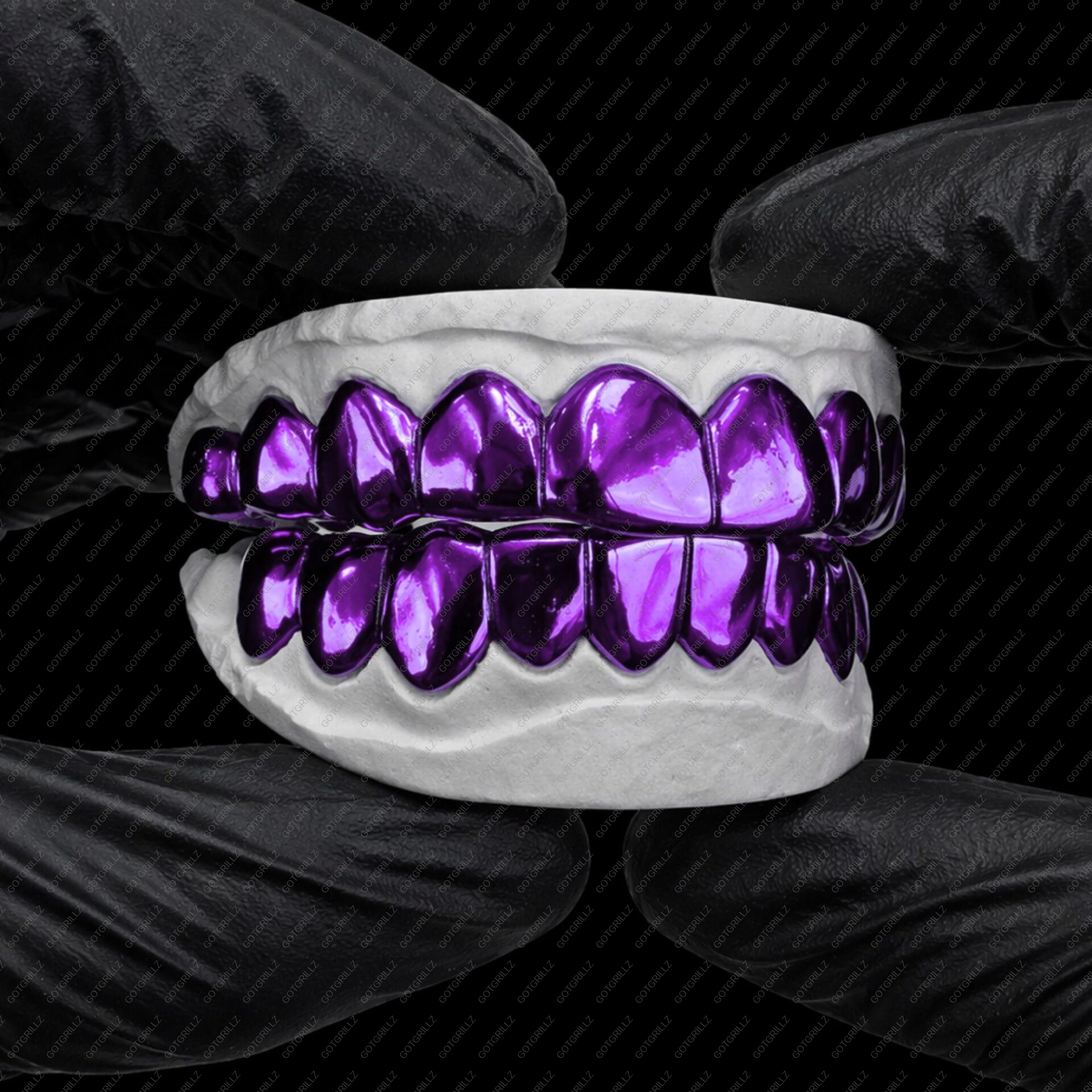 Purple Polished Solid Classic Grillz