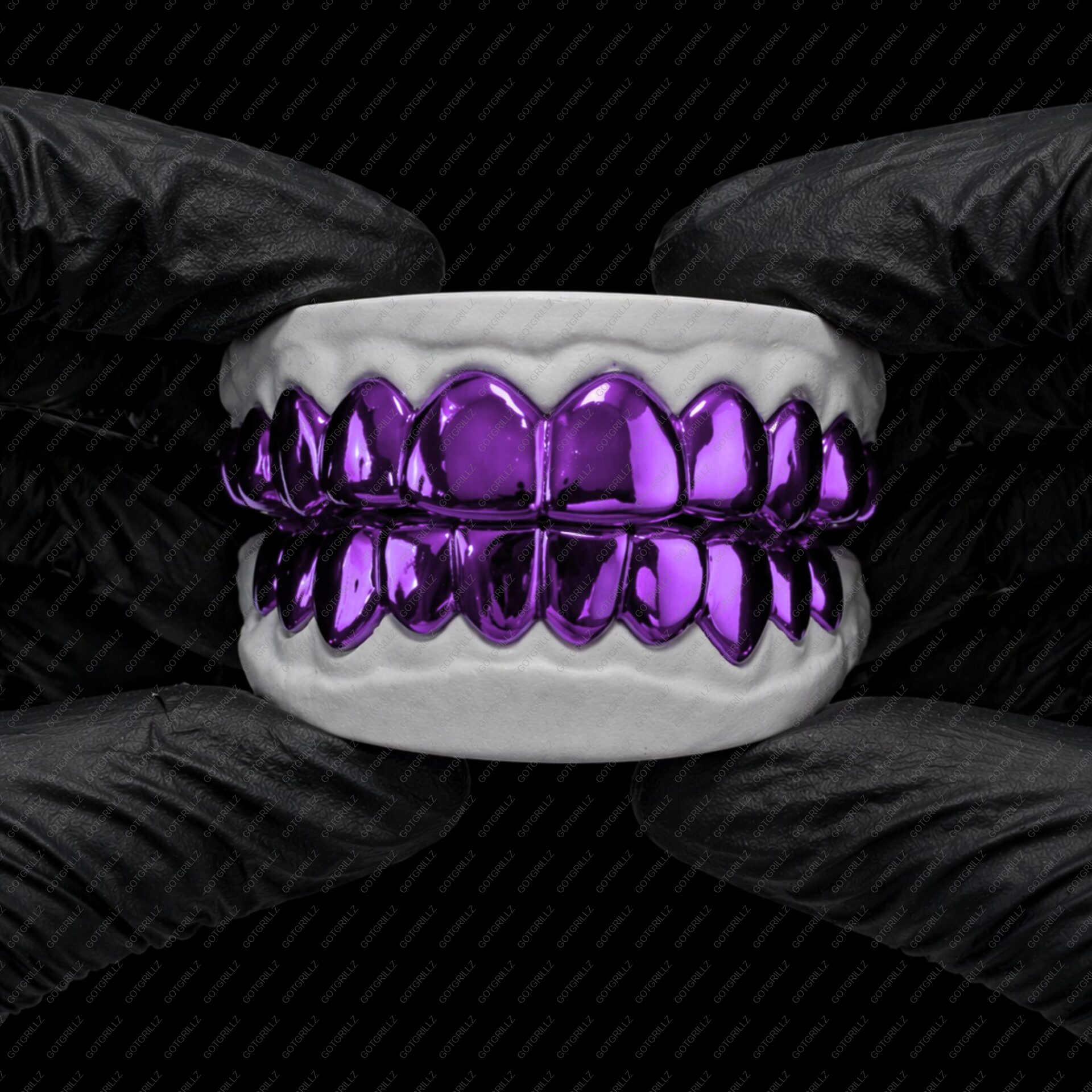 Purple Polished Solid Classic Grillz