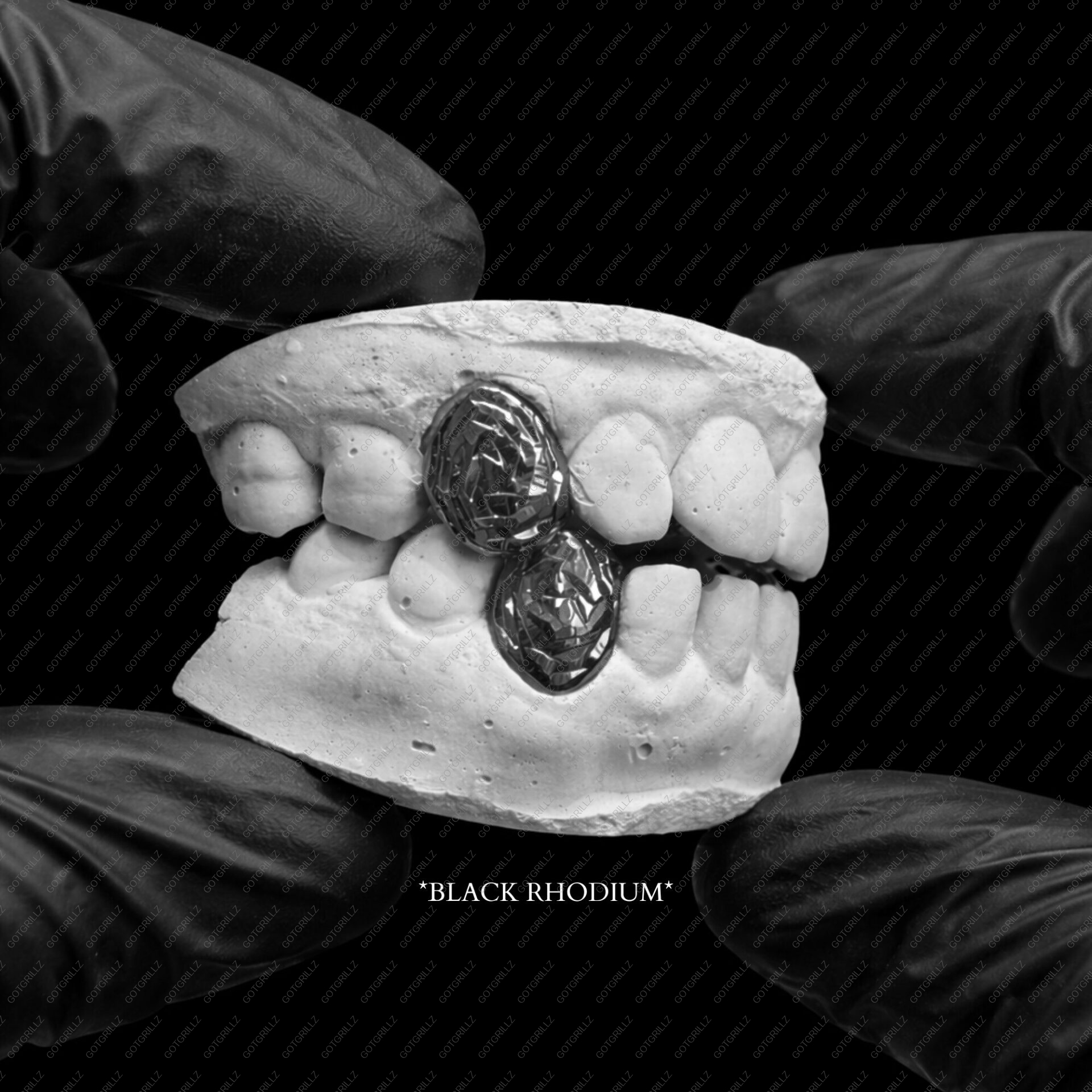 Yellow Gold Rose Cut Solid K9 Grillz