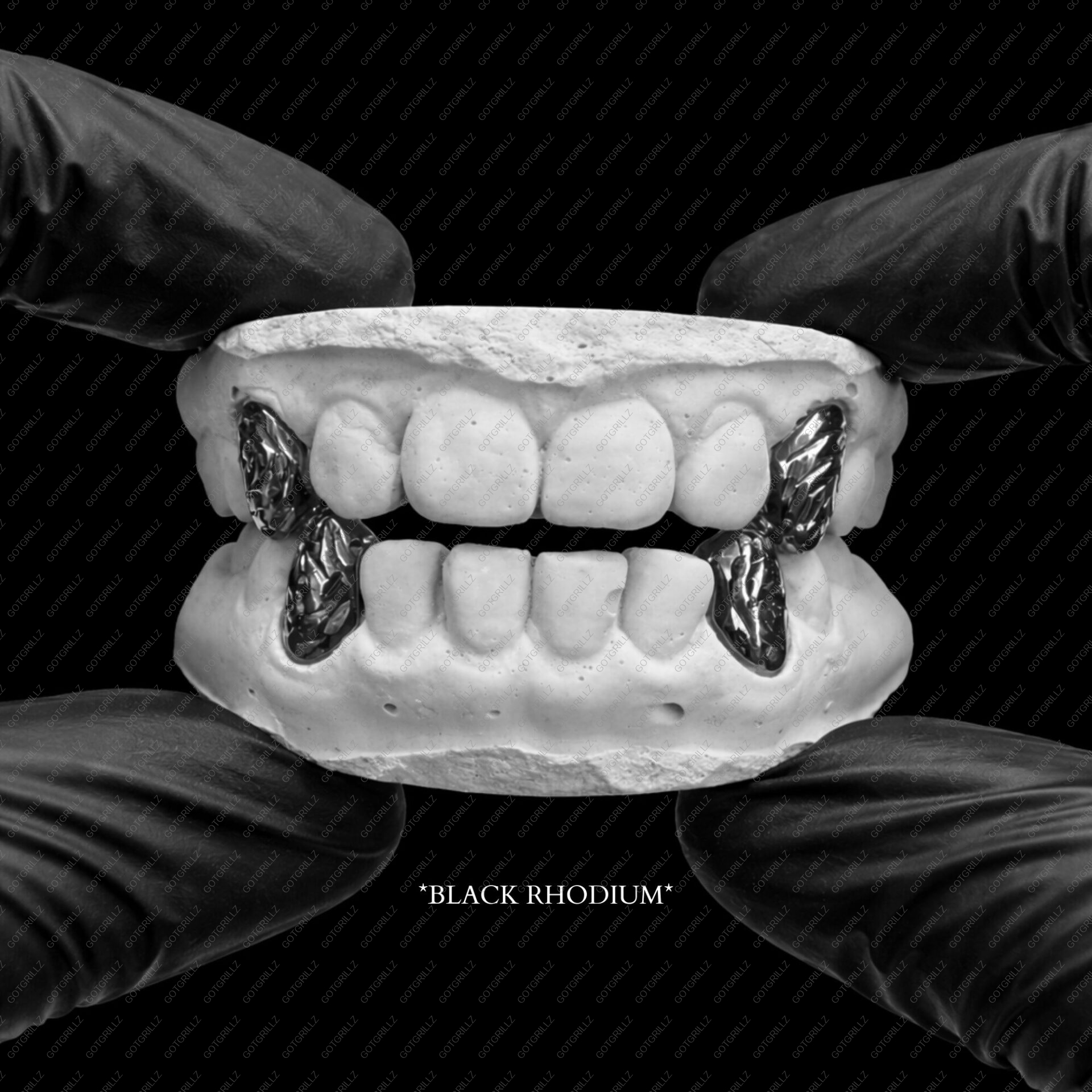 Yellow Gold Rose Cut Solid K9 Grillz